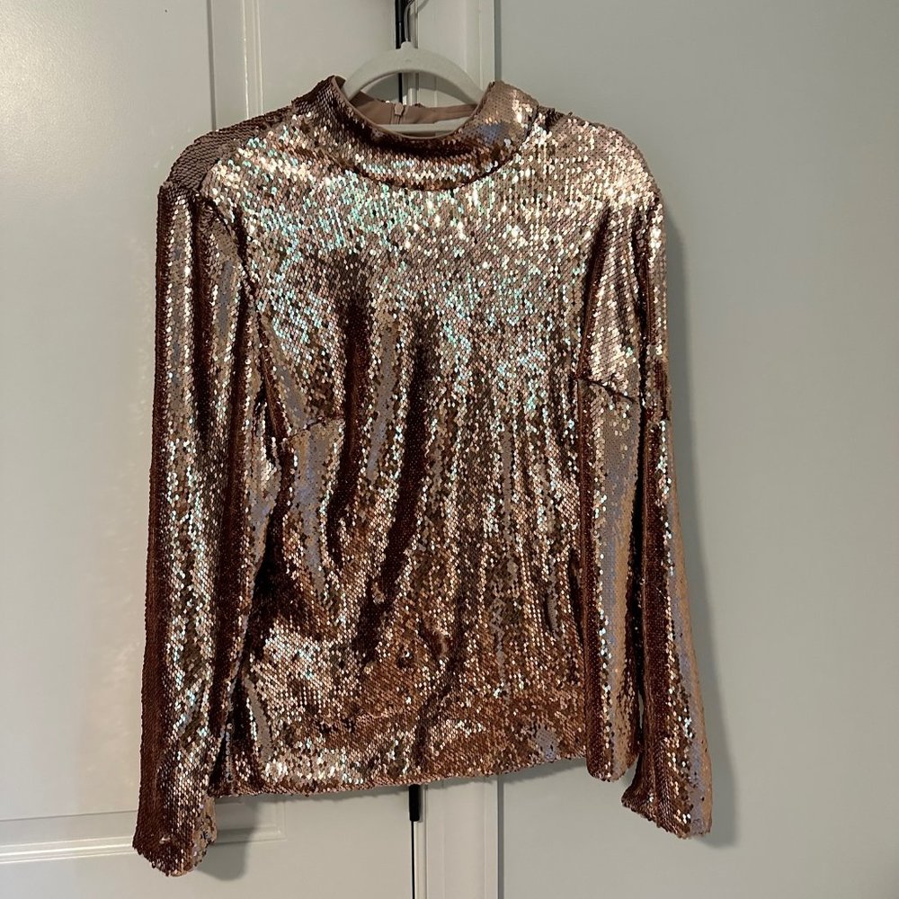 Ted Baker Sequin top, size 5
